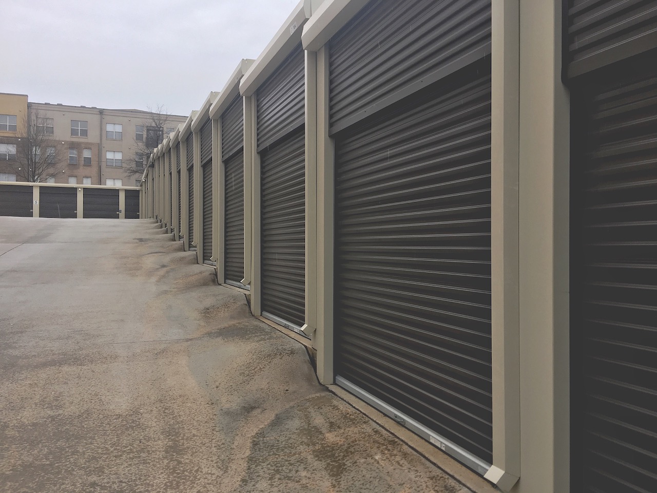 secure storage units with garage doors